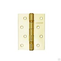 Продажа петля универсальная (врезная) 100х70х2 (2 подш.) золото в Октябрьском  в интернет-магазине Vseizdereva