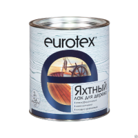 Продажа лак яхтный "eurotex" полуматовый 2л (-40°c) в Октябрьском  в интернет-магазине Vseizdereva
