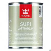 Продажа масло для пола бани и сауны "supi lattiaoljy" (tikkurila) 0,9л (+5°c) в Октябрьском  в интернет-магазине Vseizdereva