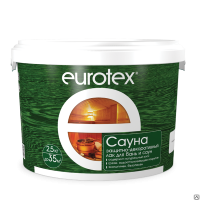 Продажа пропитка защитная для бани и сауны "eurotex" сауна 2,5кг (+5°c) //4 в Октябрьском  в интернет-магазине Vseizdereva