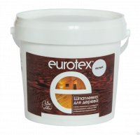 Продажа шпатлевка для дерева (акрил) "eurotex" сосна 1,5кг (+5°c) в Октябрьском  в интернет-магазине Vseizdereva