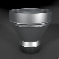Продажа переход (нерж.430) d120/180х0,8/0,5 (теплов и сухов) в Октябрьском  в интернет-магазине Vseizdereva