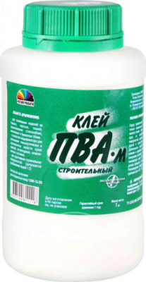 Продаем клей пва строительный "магия радуги" 1кг (+5°c) в Октябрьском по доступным ценам.