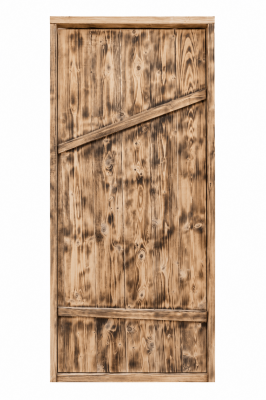 Продаем дверь с коробкой (хвоя) 800х1800х150 "крестьянская" под старину (сорт ав) в Октябрьском по доступным ценам.