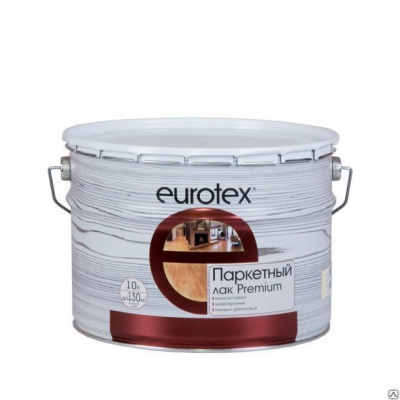 Продаем лак паркетный "eurotex" premium глянцевый 0,8л (-40°c) в Октябрьском по доступным ценам.