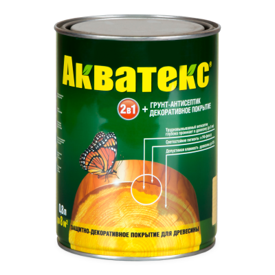 Продаем пропитка защитно-декор. "акватекс" венге 0,8л (-10°c) в Октябрьском по доступным ценам.