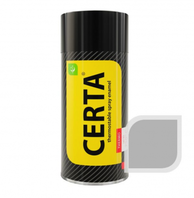 Продаем эмаль термостойкая "certa" (аэрозольный баллон) серебристая 520мл (-30°c) в Октябрьском по доступным ценам.